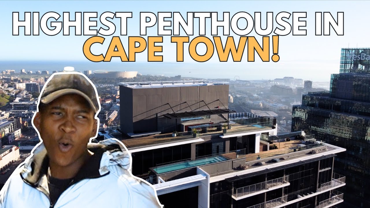 Thato Rampedi REACTS to THE HIGHEST PENTHOUSE in CAPE TOWN at R36,000,000 | LP VLOGS