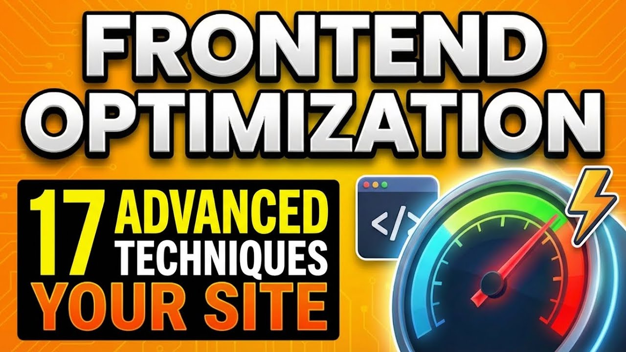 17 Advanced Frontend Performance Wins (That Actually Work)