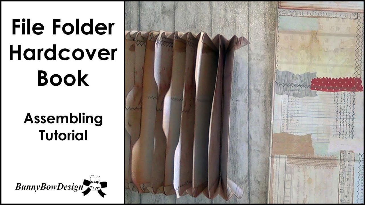 DIY Kit Assembling Tutorial – File Folder Ephemera Holder Book