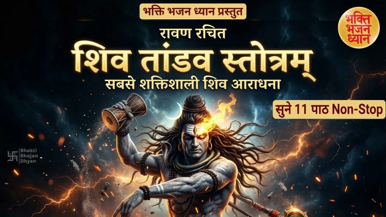Shiv Tandav Stotram | Powerful Mahadev Tandav Chant | Shiva Stotram by Ravana