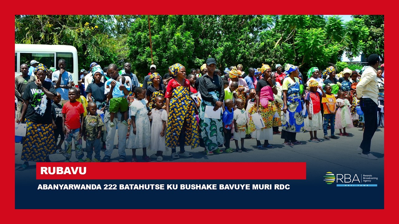 Abanyarwanda 222 batahutse ku bushake bavuye muri RDC