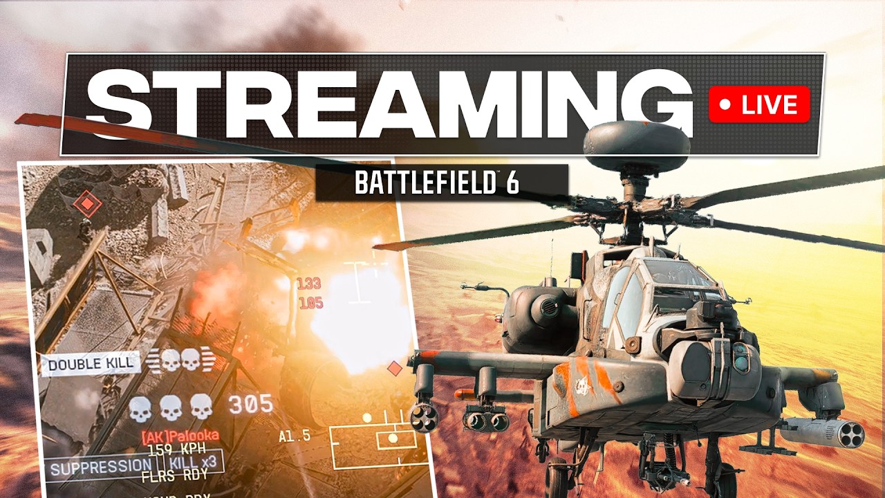 [🔴LIVE] BF6 Pilot Class, LEARN HERE - 10 KDR Pilot in Battlefield 6