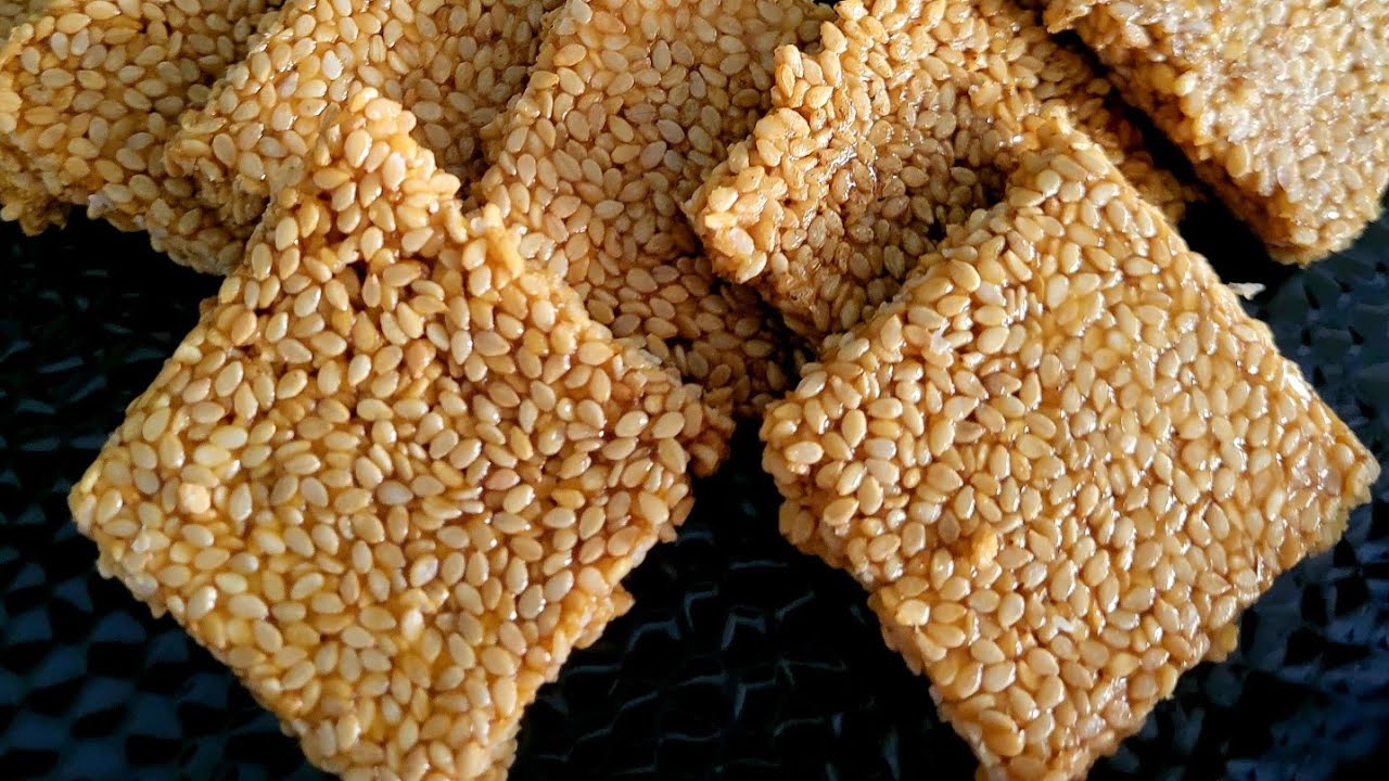Soft Til Gud Chikki | Til Chikki Recipe 