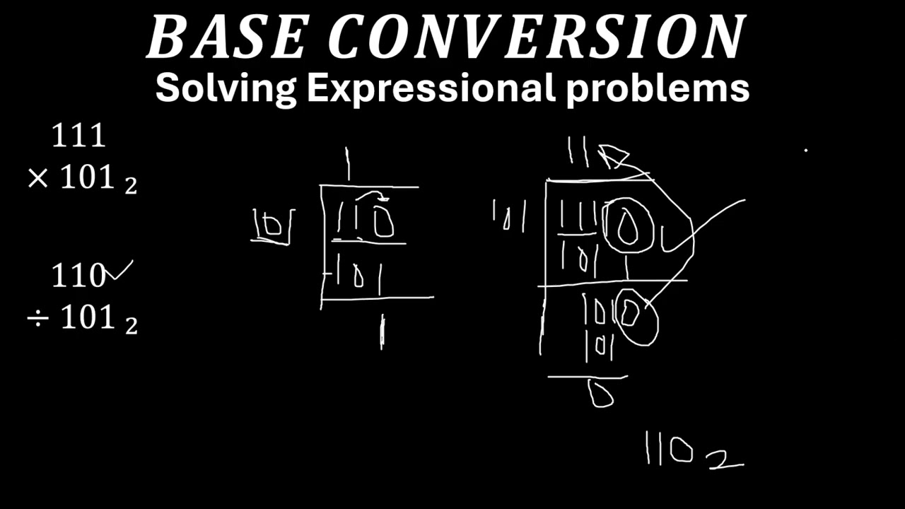 Multiplying and dividing number bases | Number bases