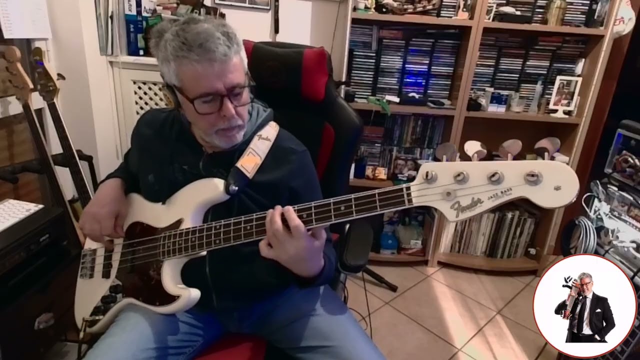 The Blues Brothers - Soul Man (Live Version) Personal bass cover With Fender AV II 1966 jazz bass
