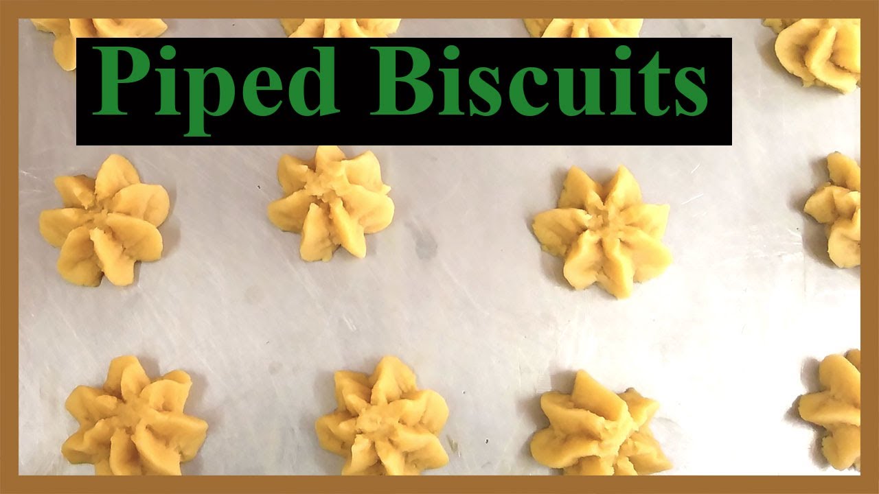 Margarine Piped Biscuits.(Cookies).