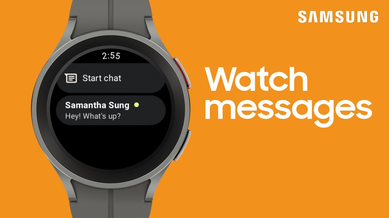 Отправляйте текстовые сообщения на Galaxy Watch с помощью приложения &laquo;Сообщения&raquo; | Samsung US
