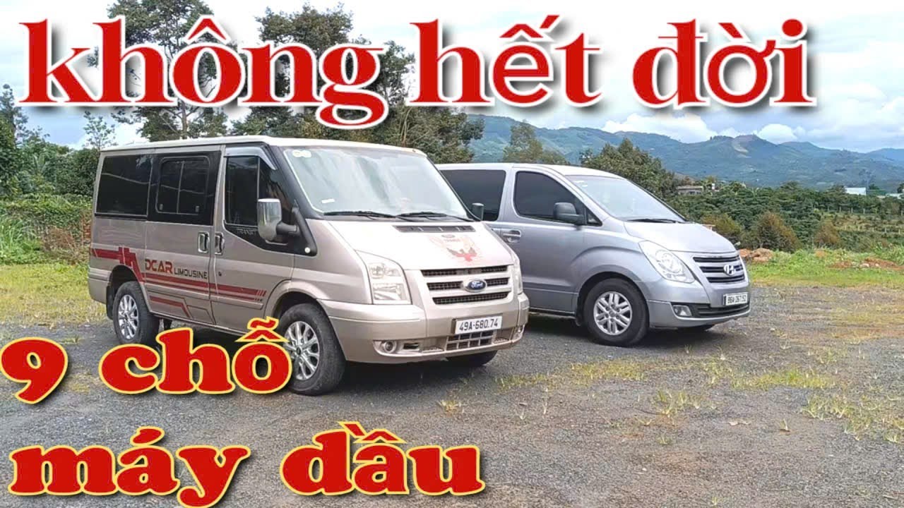 Máy dầu 9 chỗ không hết đời Ford Transit 2007 , Hyundai Starex 2016 ,siêu phẩm | Ô-tô Thanh Xuân