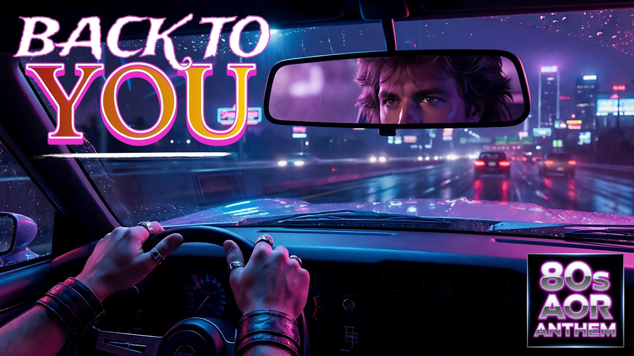Back To You | 80s AOR Melodic Rock Anthem (Lyric video)