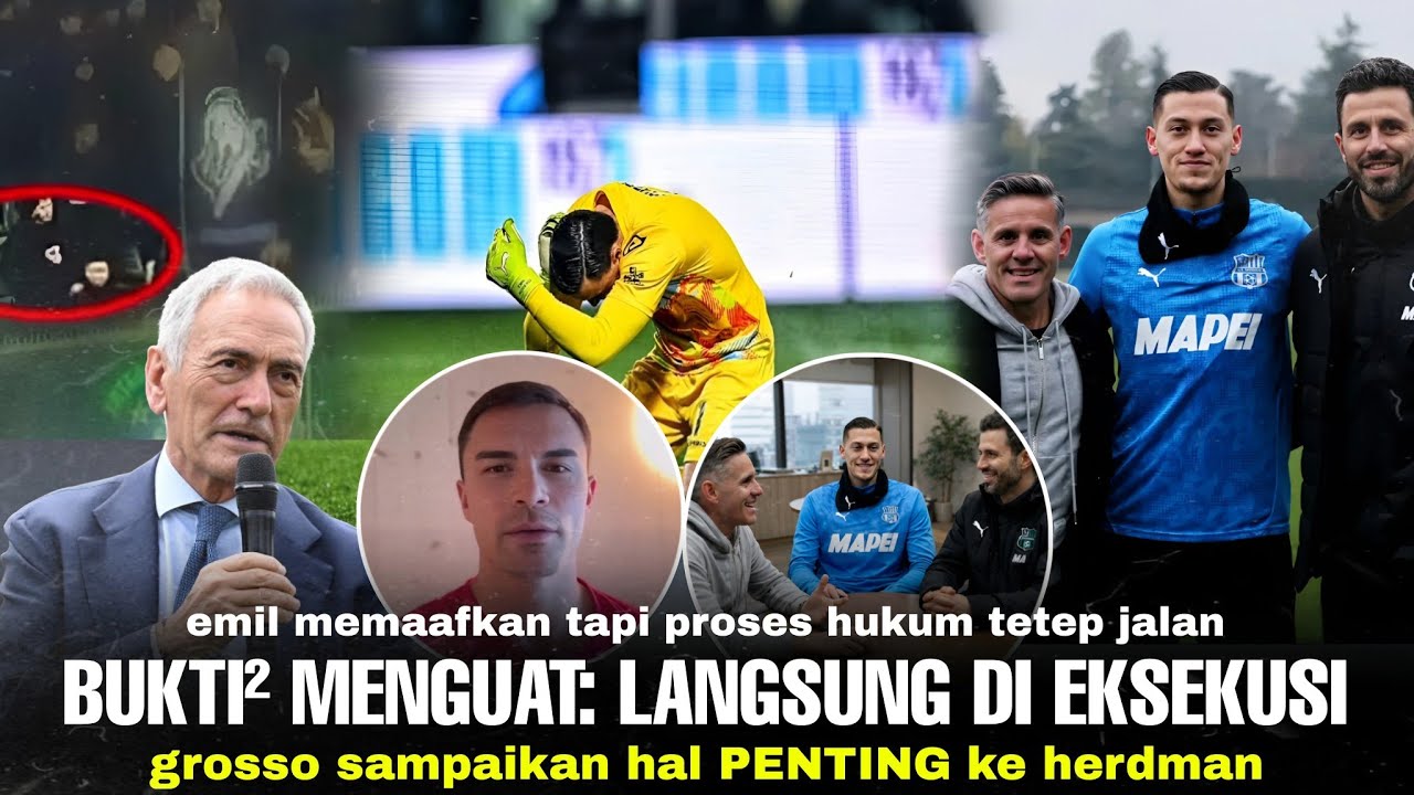 LANGSUNG DI EKS*KUSI:Rekaman CCTV Pelaku Pelemparan ke Emil Terungkap: Grosso Titip Pesan Ke Herdman