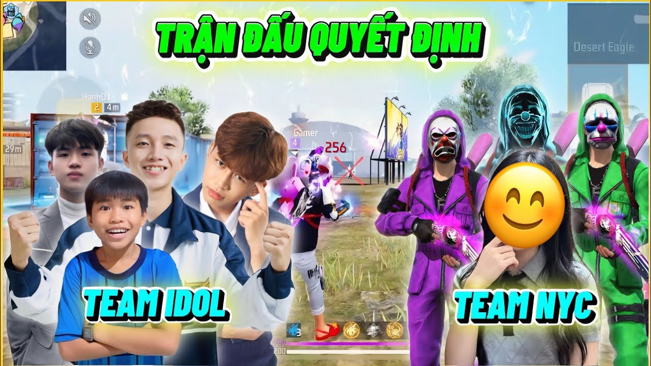 Trận Đấu Quyết Định 4VS4 Team Idol Đụng Độ Team NYC, Thử Vào Xem ???
