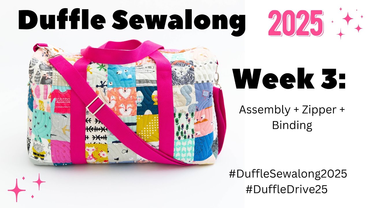 Duffle Sew-Along Week 3: Handles + Zippers + Assembly