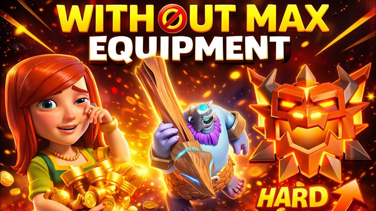 TH18 Thrower Attack Strategy - Without MAX EQUIPMENT (Clash of clans)