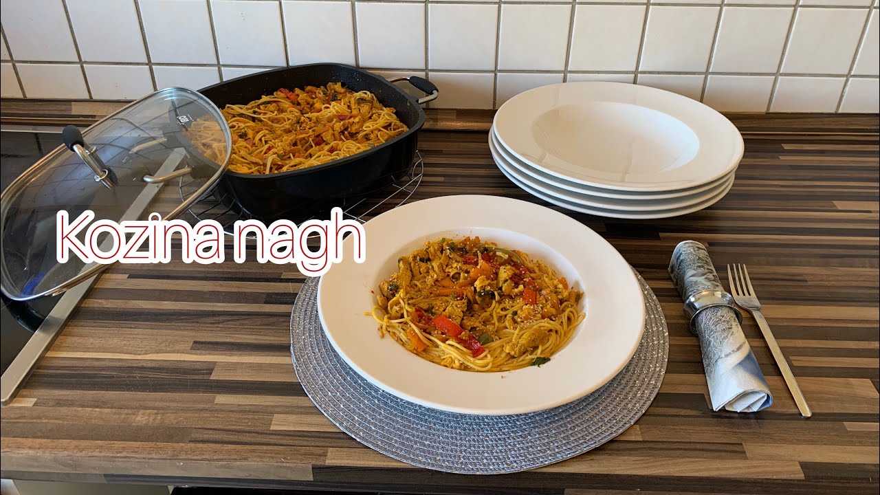Chinesisch gebratene Nudeln#Espagetis chinos#