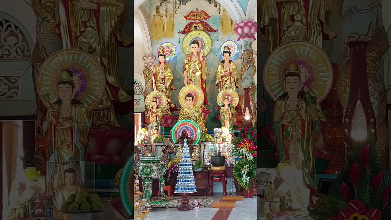 main hall of Tam Bao pagoda. Long Thanh.