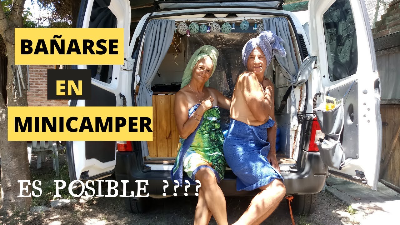 COMO nos BAÑAMOS en una Camioneta PEUGEOT PARTNER FURGON MINICAMPER [ VANTOUR ]   Es posible ????
