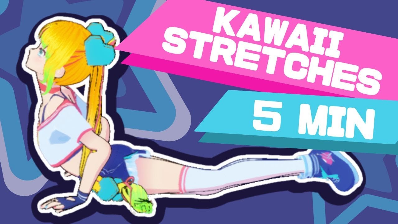 🌸 Short and Sweet: Kawaii 5 Minute Stretching Routine 🌸