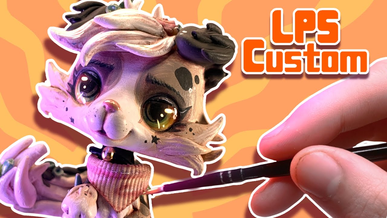 | LPS Custom | Flower Dog 🌱🌸☕️ |Handmade|