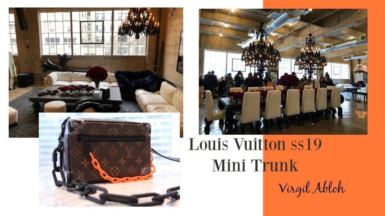 【LV开箱】Virgil Abloh x LV ss19 Mini Trunk | Chrome Hearts Popup