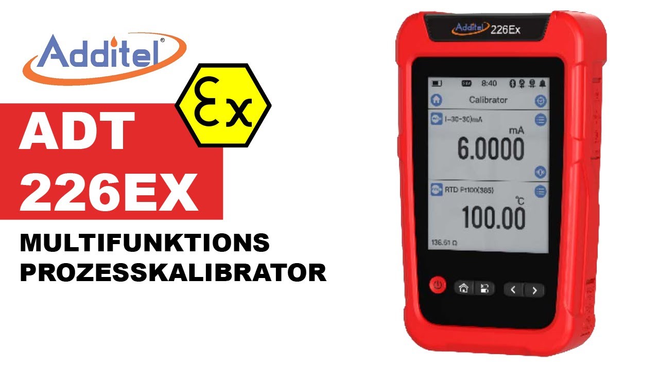 ADT 226EX MULTIFUNKTIONS-PROZESSKALIBRATOR