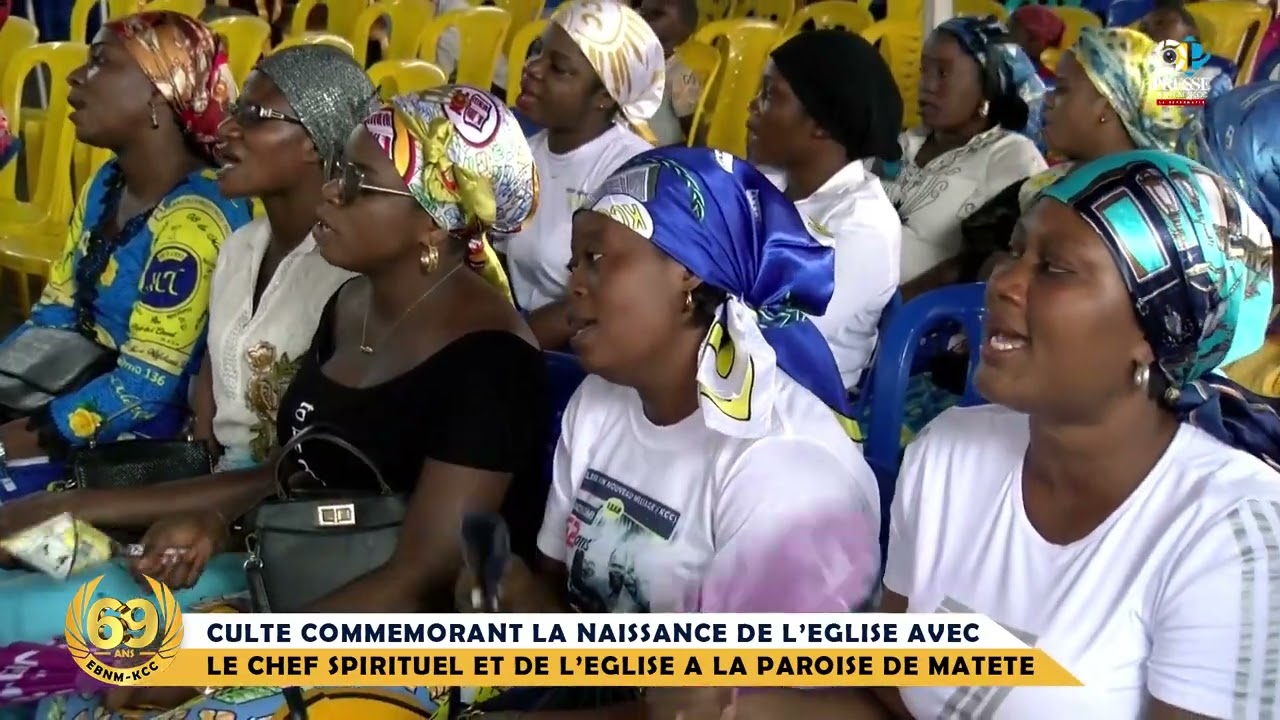 CULTE COMMEMORANT LA NAISSANCE DE L’EGLISE  A LA PAROISE DE MATETE LE 8 MARS 2024, VIVE 69 ANS