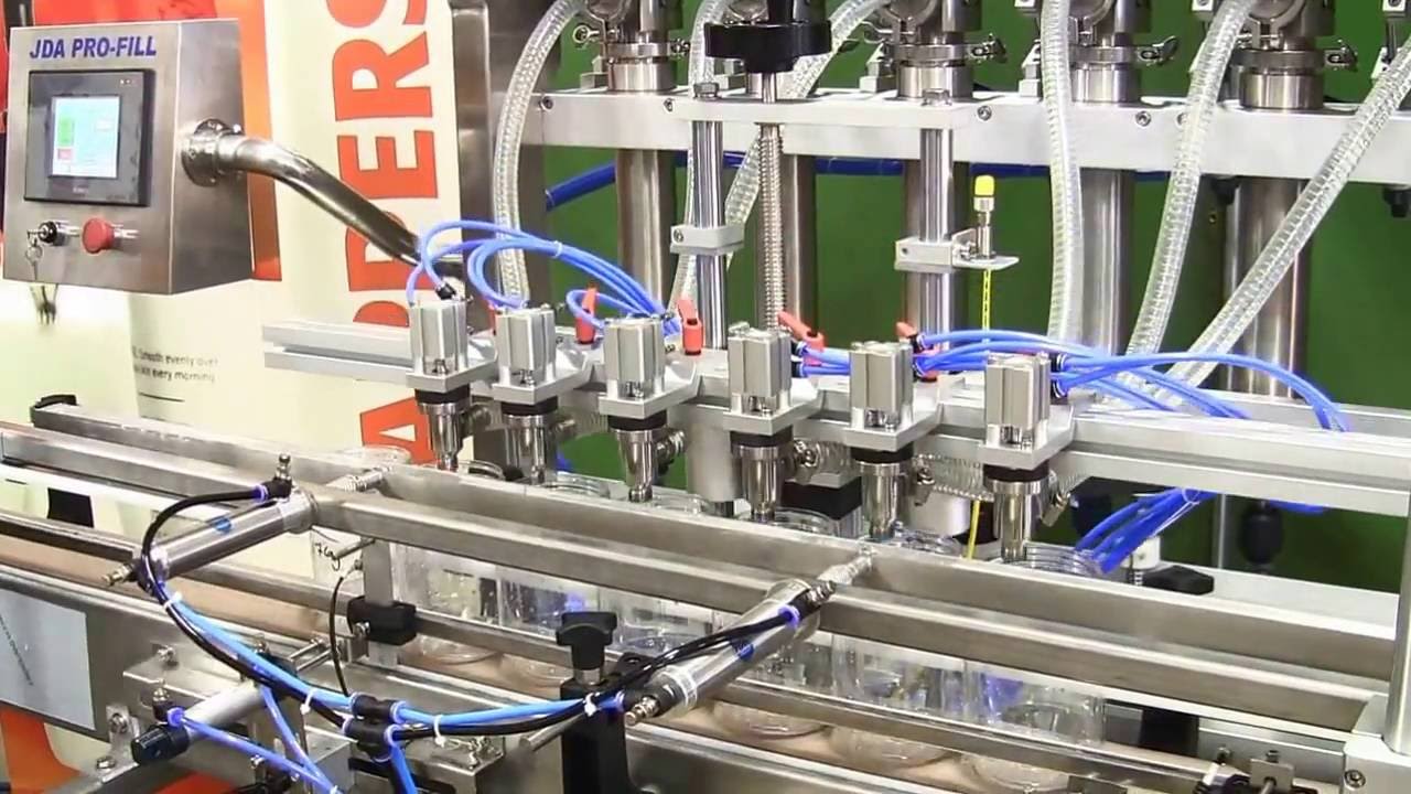 JDA-Coconut Oil Piston Bottle Filling Machine Canada USA