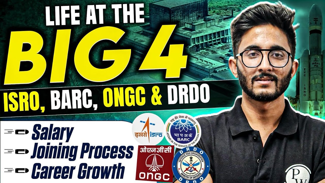Life at India's Big 4: ISRO, BARC, ONGC & DRDO | Salary, Hiring Process & Career Growth
