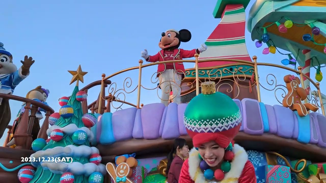 【4K/ミッキー停止位置最前2列】ディズニー・クリスマス・ストーリーズ2023Ver.
