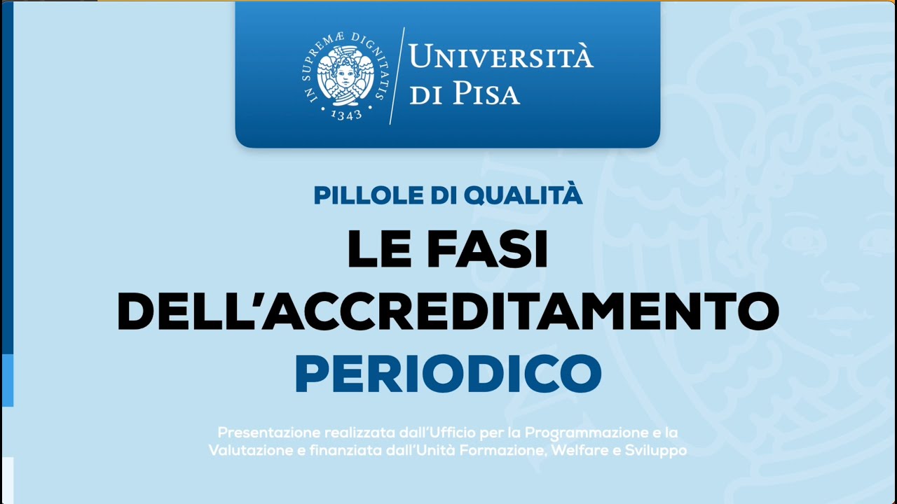 Pillole di Qualità n.3 | Le fasi di accreditamento periodico