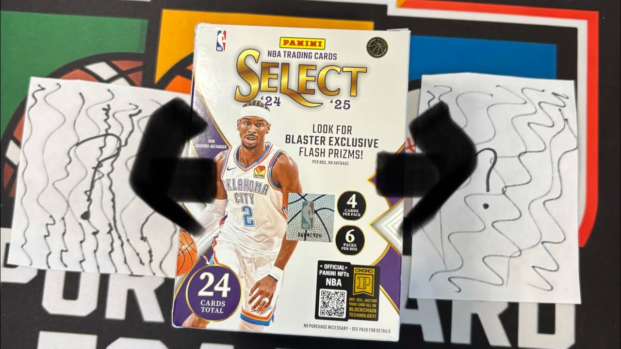 2024-25 NBA Select Blaster Box. *Good Rookies Found*