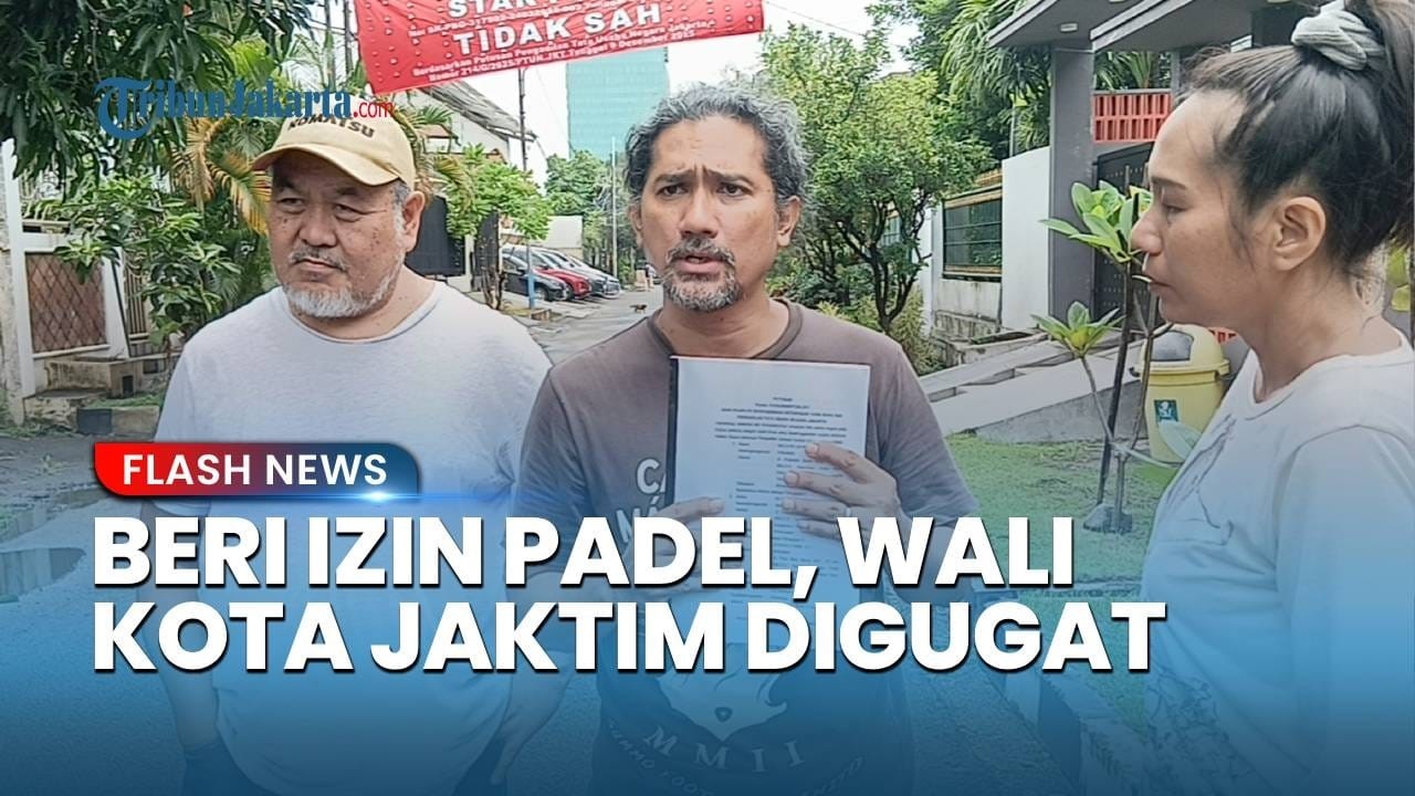 Warga Gugat Wali Kota Jakarta Timur ke PTUN karena Beri Izin Lapangan Padel di Permukiman