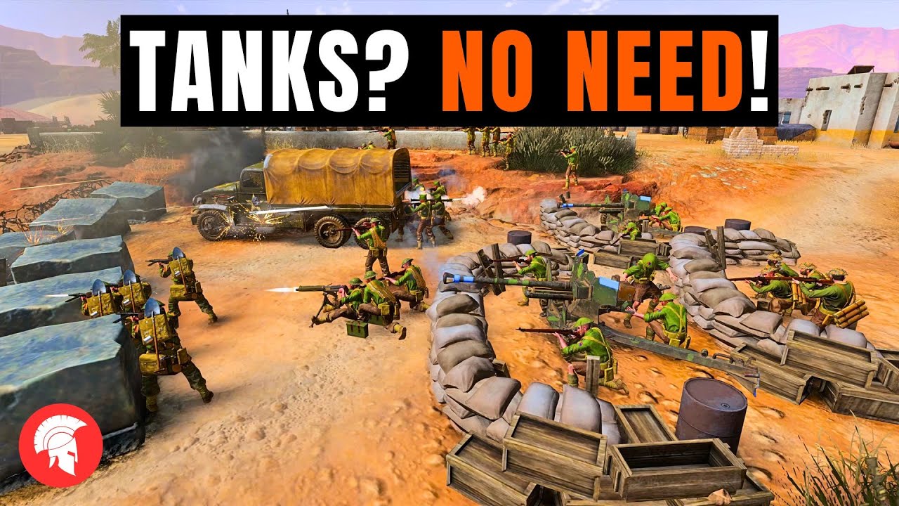 TANKS? NO NEED! (Top 50 Gameplay) Company of Heroes 3 - British Forces - 4vs4 Multiplayer