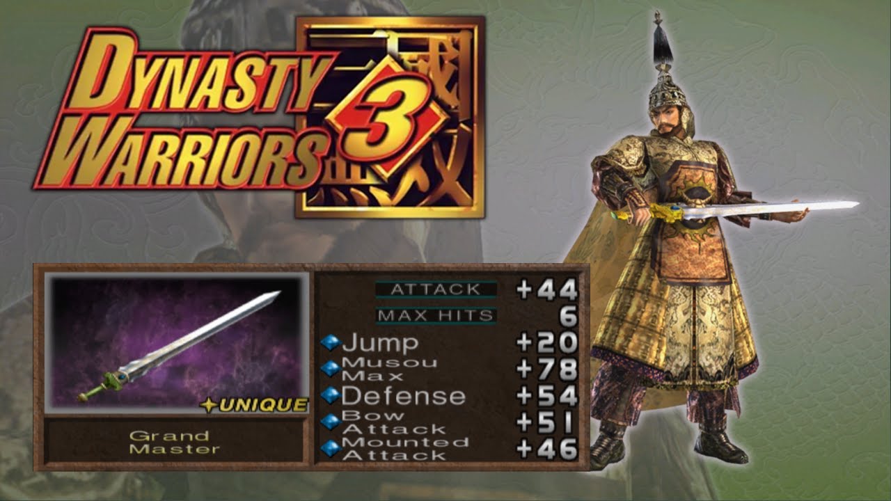 Yuan Shao - 4th Weapon | Dynasty Warriors 3 (4K, 60fps)