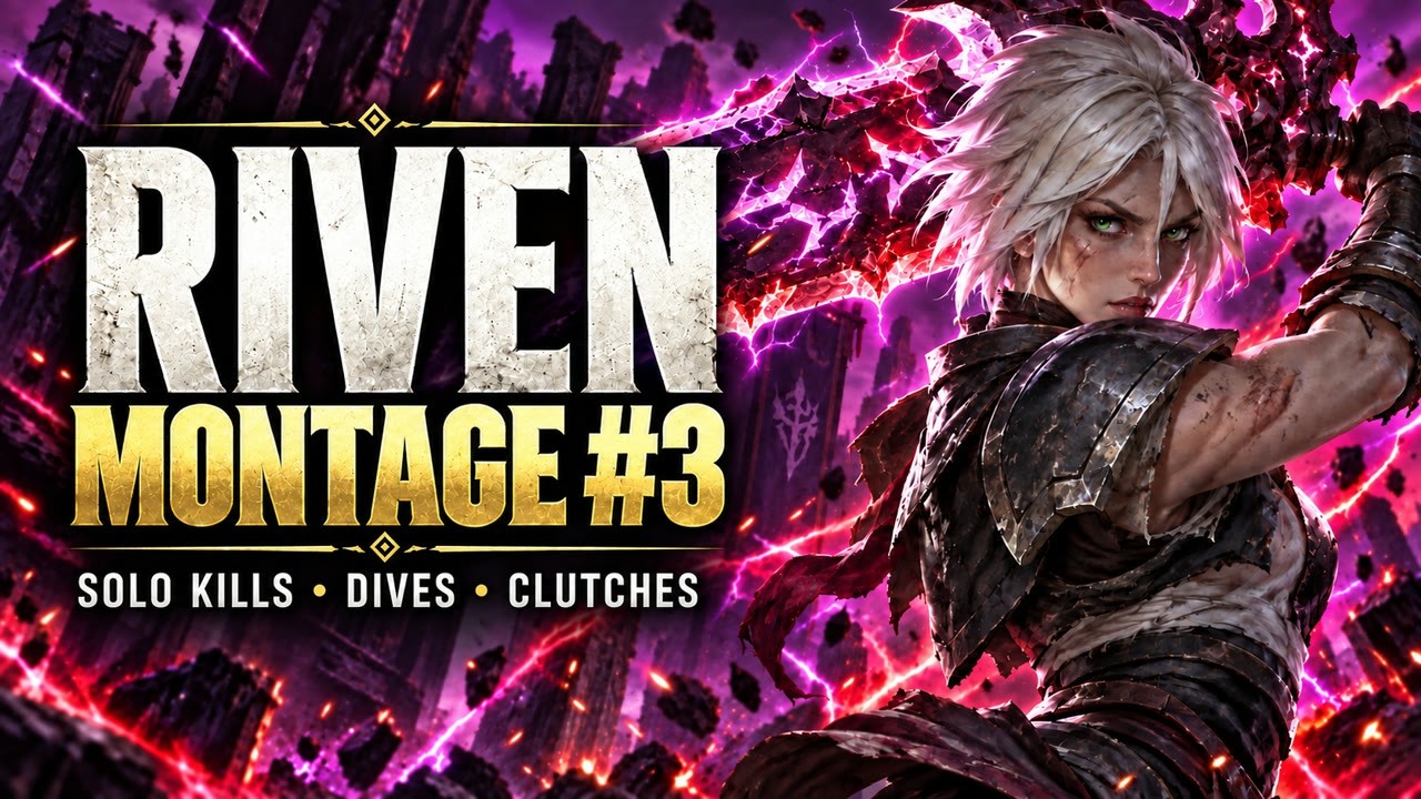 Riven Montage #3: Solo Kills, Dives & Outplays