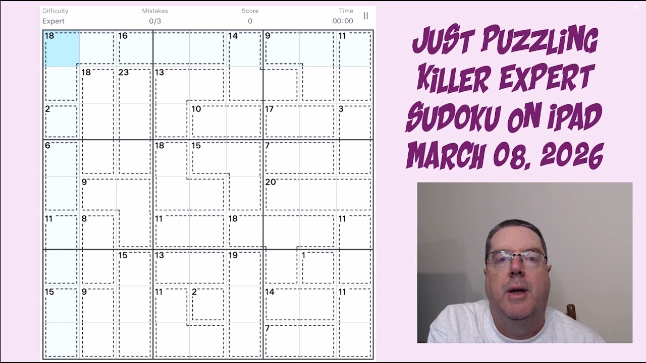 Learning Killer Sudoku By Doing and Explaining | March 8 2026