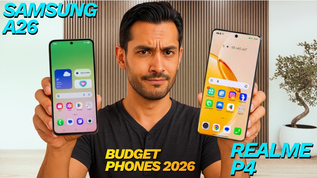 Samsung Galaxy A26 vs Realme P4 (2026) | Full Detailed Comparison