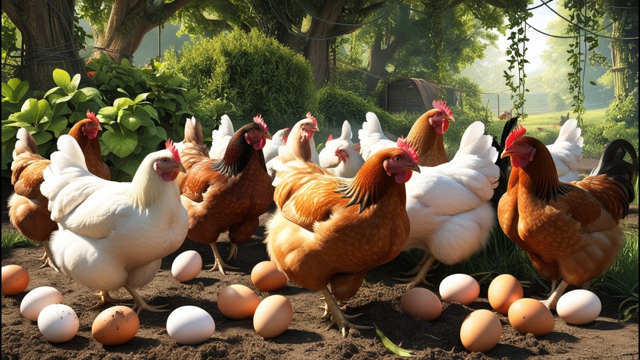 Toyuqlara g&uuml;nl&uuml;k necə qulluq edirəm.İl boyu yumurta verirlər.