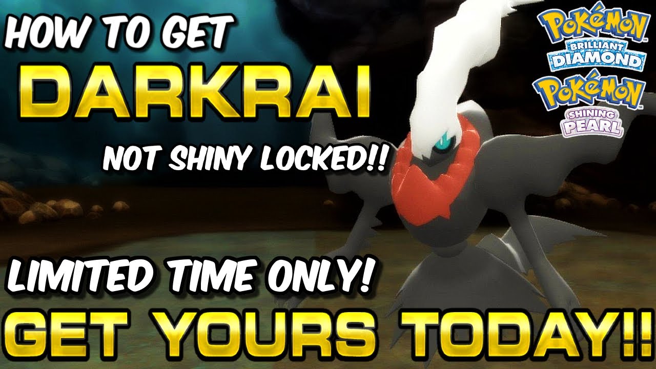 ПОЛУЧИТЕ DARKRAI в оттенках Brilliant Diamond и Shining Pearl &mdash; НЕ SHINY LOCKED &mdash; ПОЛНОЕ РУКОВОДСТВО *ОГРАНИЧЕННОЕ ПО ВРЕМЕНИ*