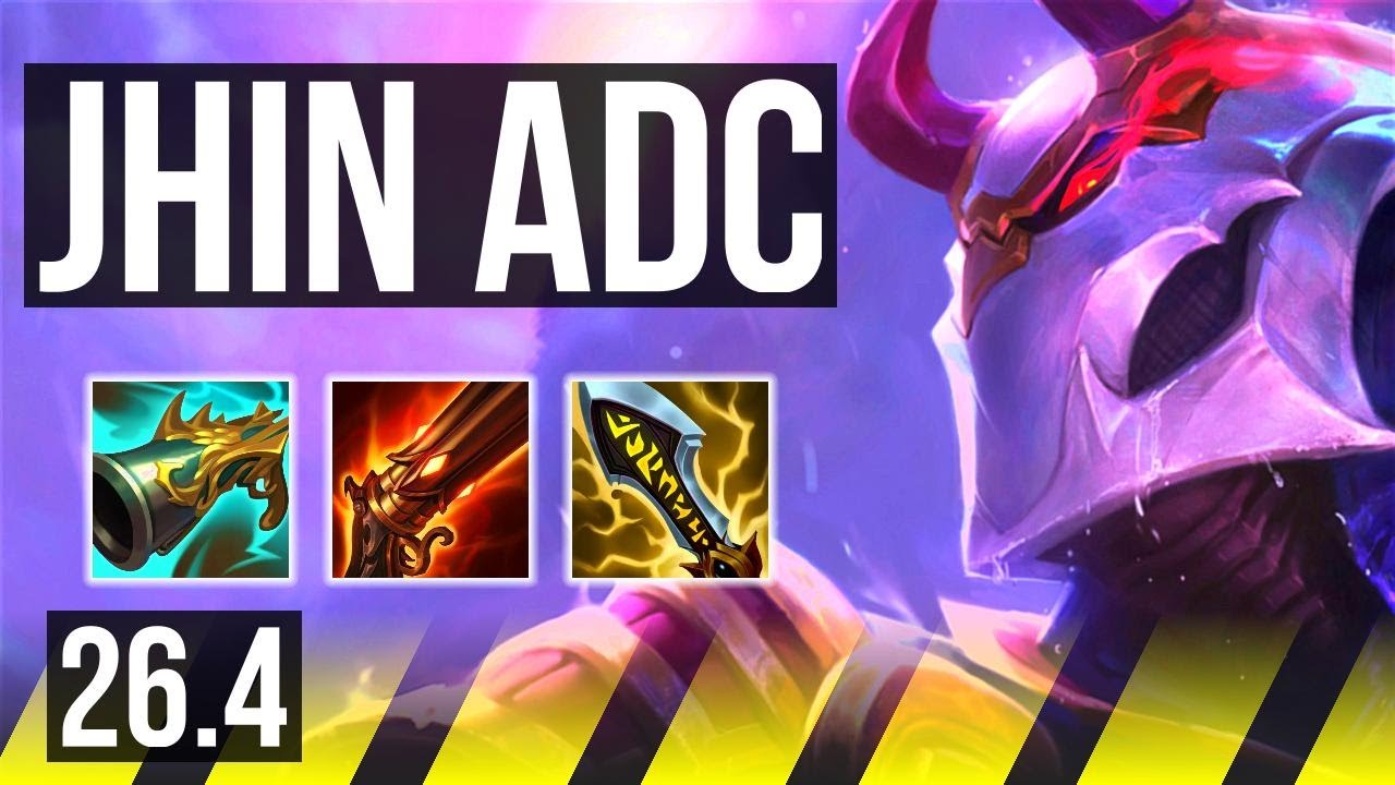 JHIN & Seraphine vs CAITLYN & Leona (ADC) | KR Diamond | 26.4