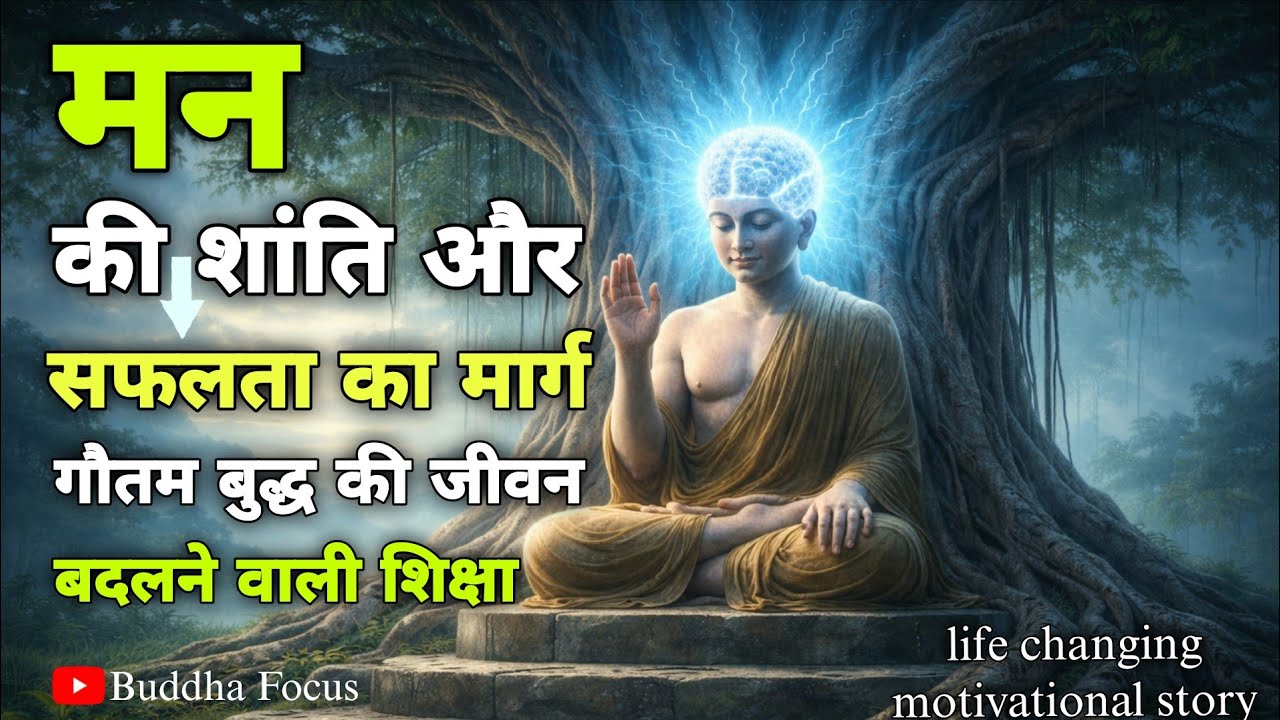 गौतम बुद्ध की जिंदगी बदलने वाली शिक्षा | जीवन में शांति और सफलता की राह |motivational story in Hindi
