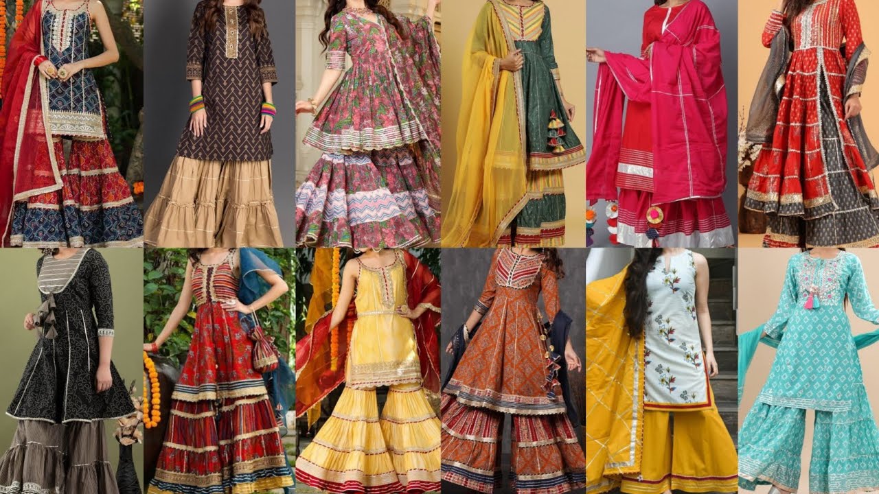 Garara Sarara Designs 2025 l Garara Style Dress l Garara Suit Designs | Garara Designs for Girls