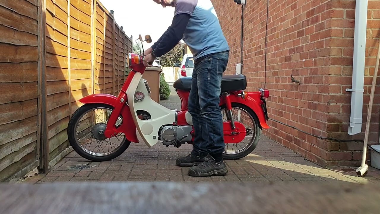 1967 honda c90 restored