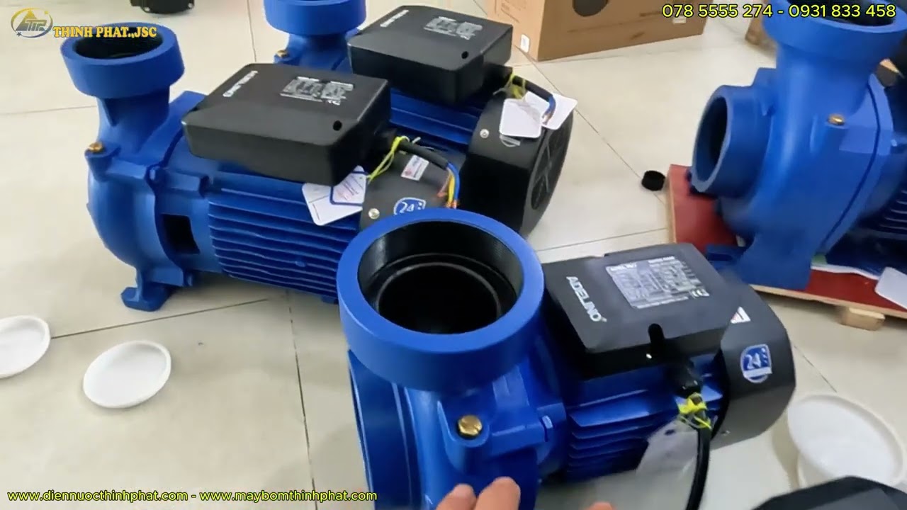 Máy bơm lưu lượng mạnh nhất khủng nhất chuyên cho nhà vườn ! Máy bơm tưới tiêu ADELINO bơm nước