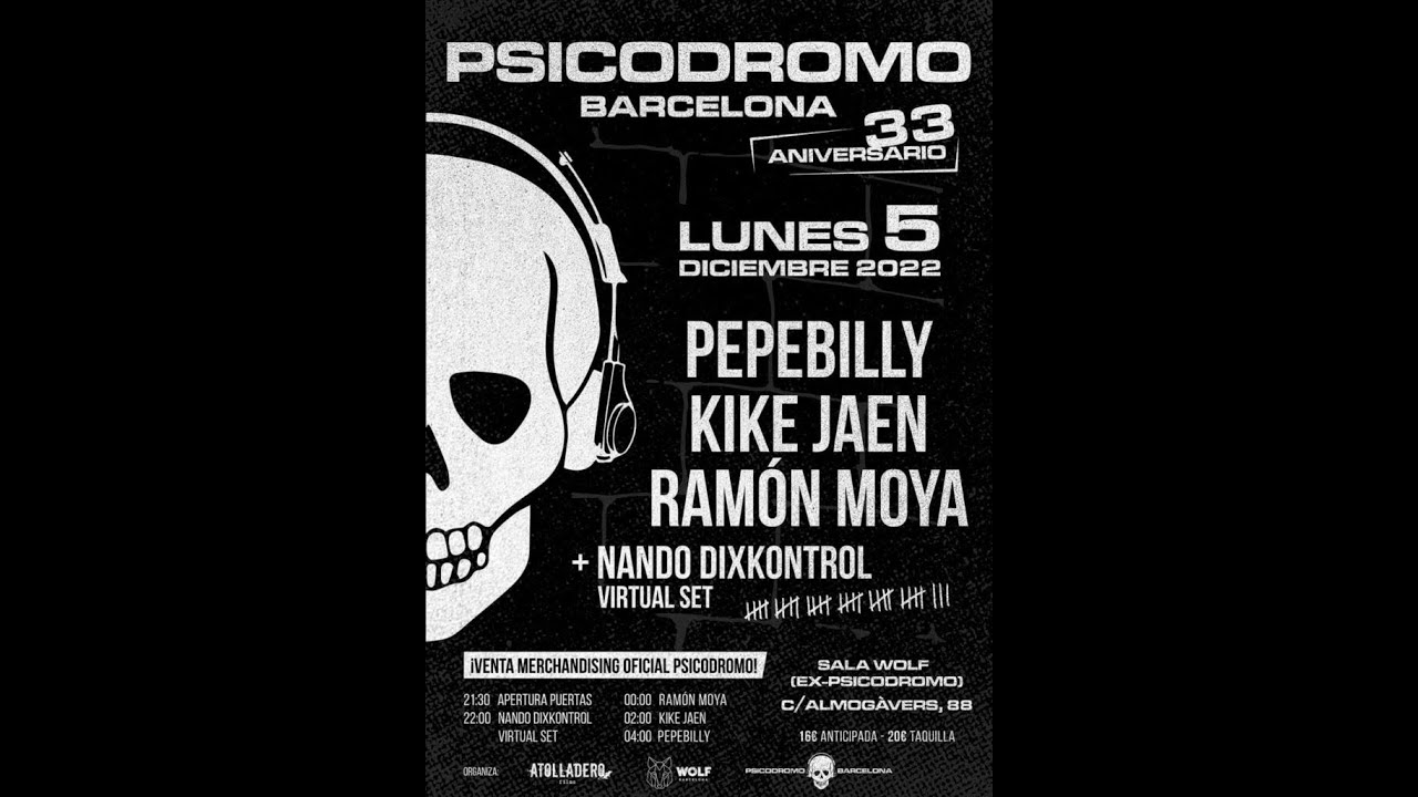 PSICODROMO Live! 33 Aniversario (05-12-2022) Ramon Moya