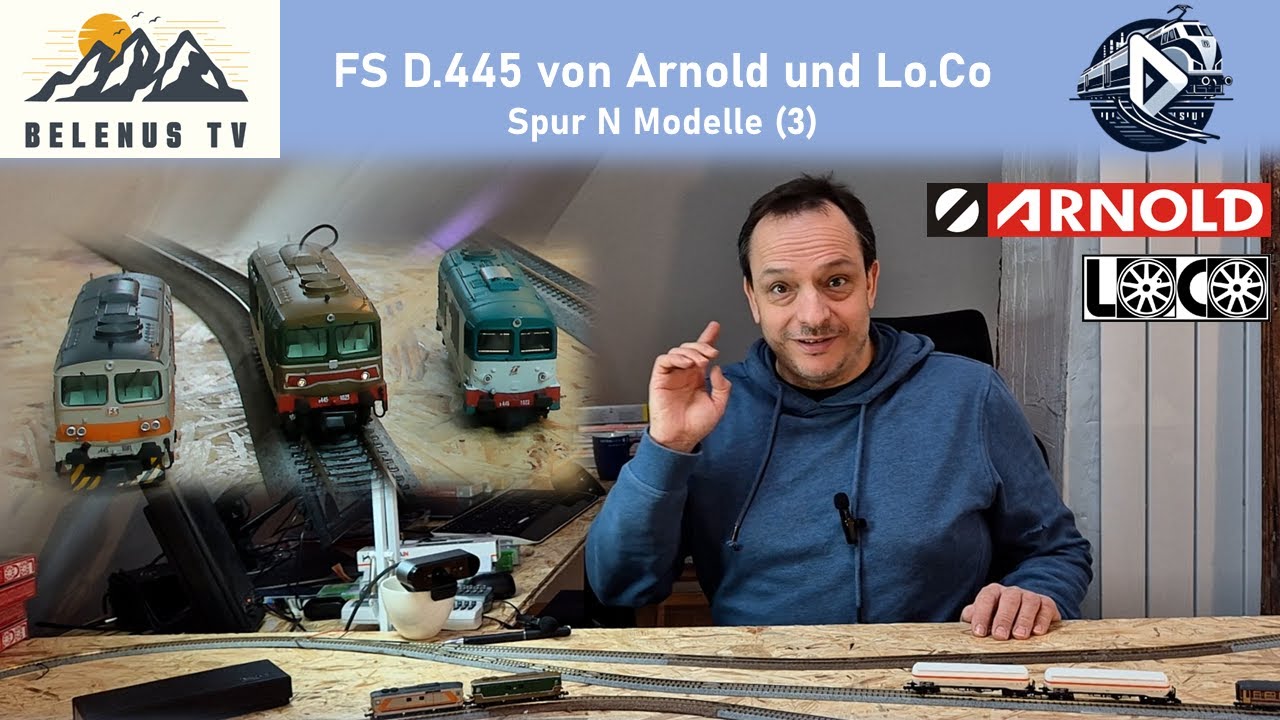 Die italienische D.445 von Arnold und Lo.Co. Drei hervorragende Maschine - und ein Garantiefall :-(