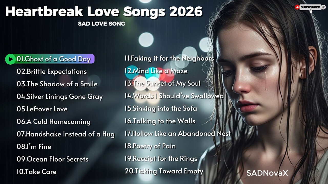 Heartbreak Love Songs | Emotional Sad Pop Playlist | English Song