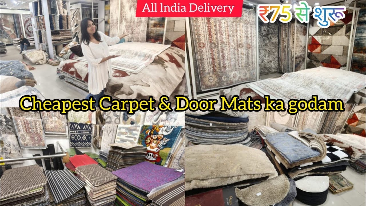 lmported Carpet Door Mat Wholesale Retail | Raja puri Chowk Sector -4 Dwarka ,Laxmi tevar Vlogger 