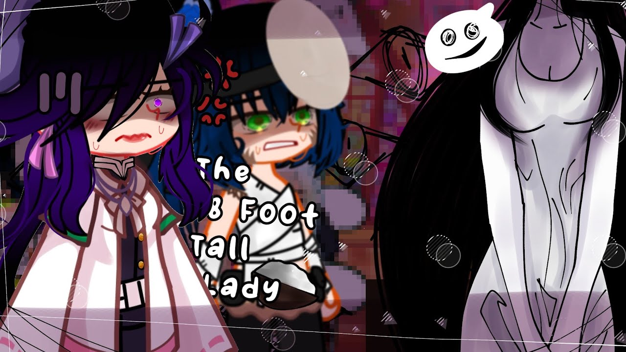 ✦Hashira + Inosuke react to THE 8 FOOT TALL LADY 😩 ✦
