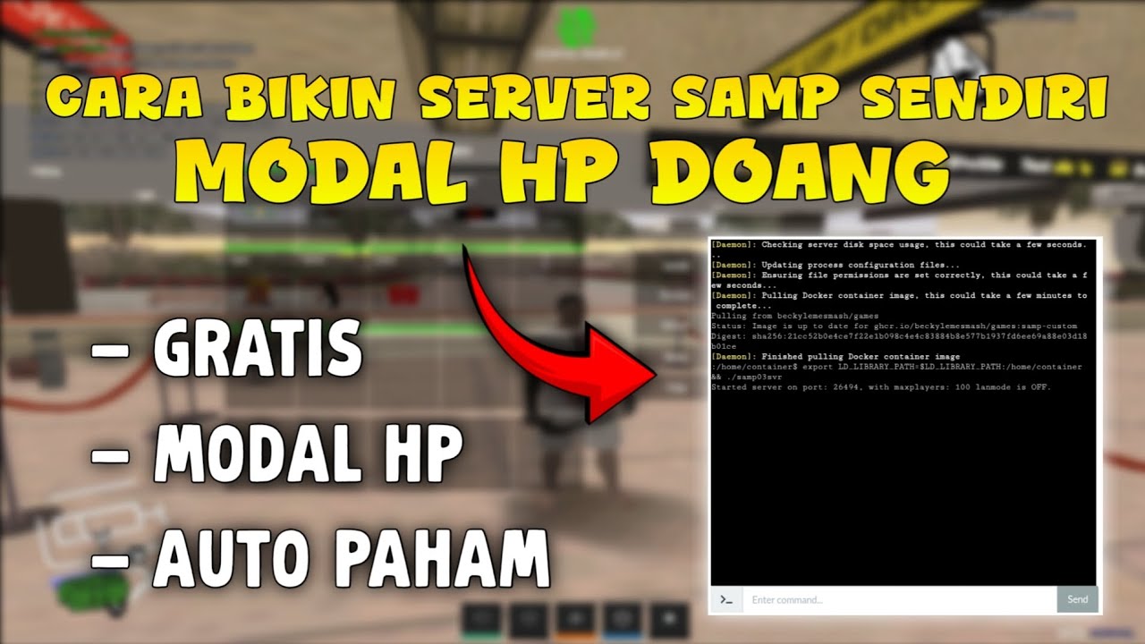 [ TUTORIAL ] CARA BIKIN SERVER SAMP SENDIRI DI ANDROID - GTA SAMP