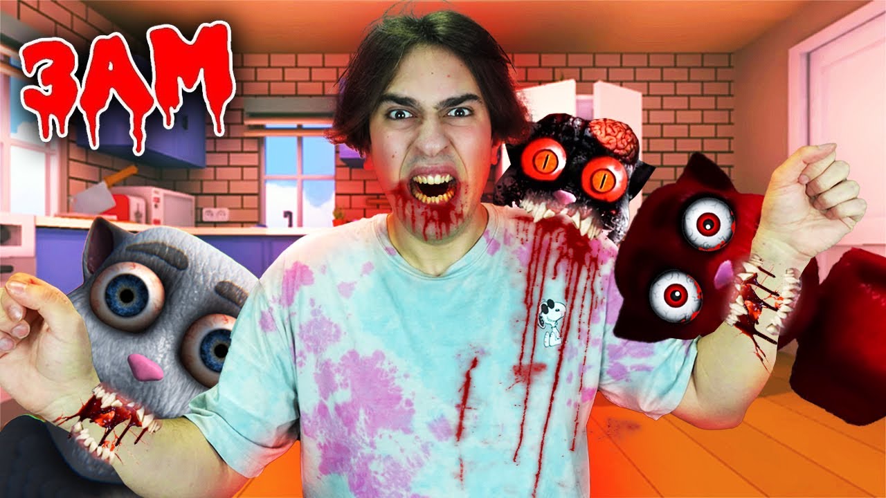 *YENİ OYUN* GECE 3'te SAKIN TALKİNG JUAN OYNAMAYIN !! (Gerçek Hayatta Evime Geldi)